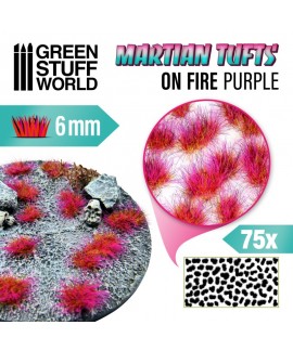 Martian Tufts - On Fire Purple